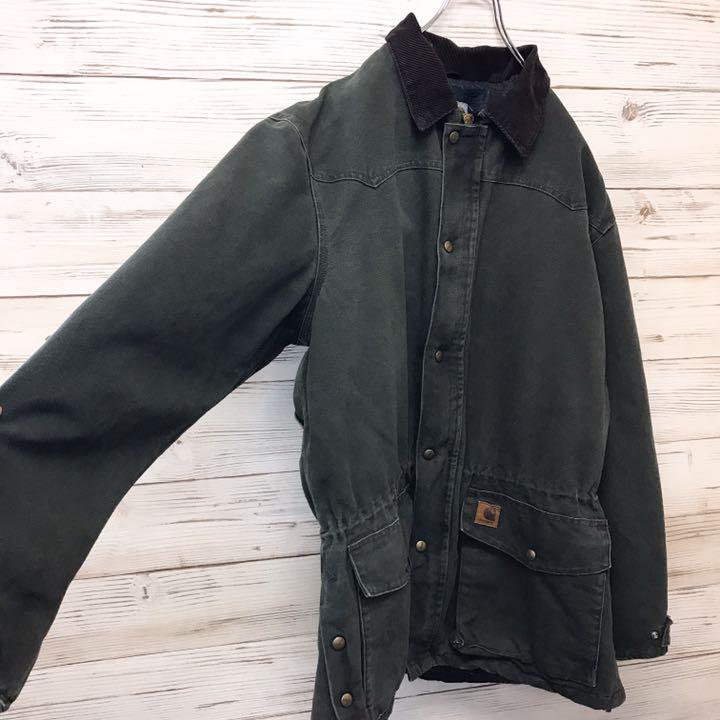 ブルゾン 希少 ダックジャケット カーキ QqI3G-m70274837834 カーハート carhartt します