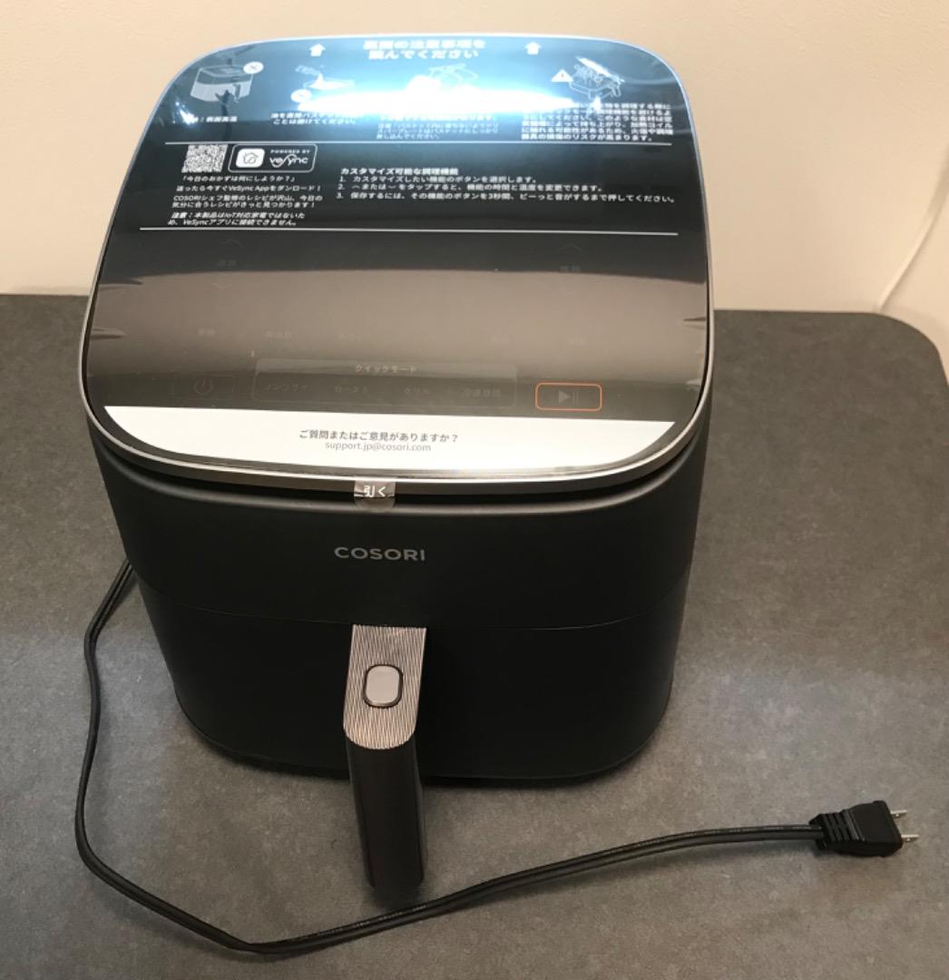 【美品】COSORI ノンフライヤー 6L大容量 家庭用 専用レシピ付き