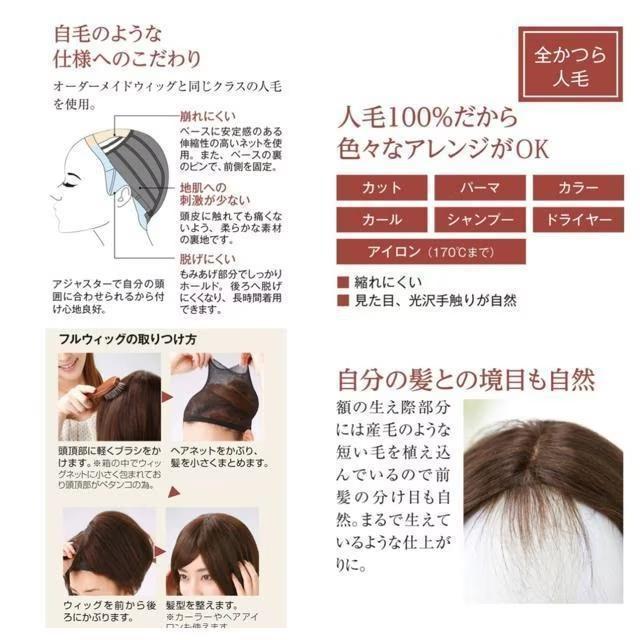 新品☆人毛100％フルウィッグ♪アートネイチャー♪エレガントショート☆t531 新品☆人毛100％フルウィッグ♪アートネイチャー♪エレガント