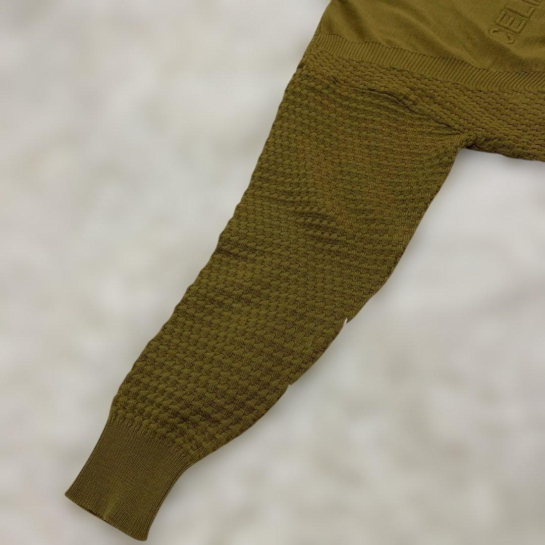 【希少】セリーヌ CELINE ニット ロゴ刺繍 セーター　ビンテージ