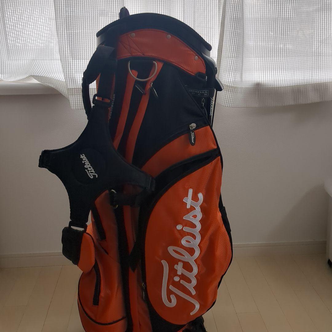 Titleist キャディバッグ オレンジ/黒