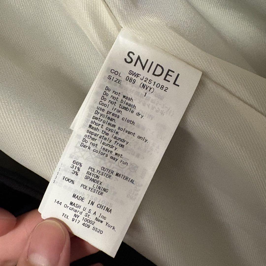 25SS SNIDEL Sustainableイレギュラー 金ボタン ジャケット