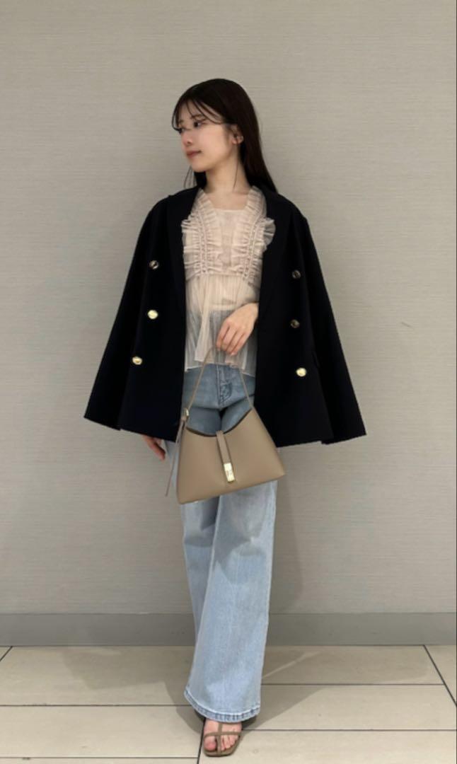 25SS SNIDEL Sustainableイレギュラー 金ボタン ジャケット