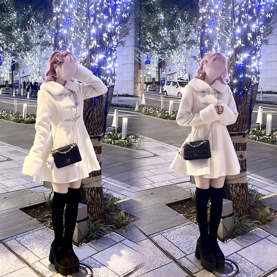 lavish bunny ラビバニ イモちゃん コート ホワイト