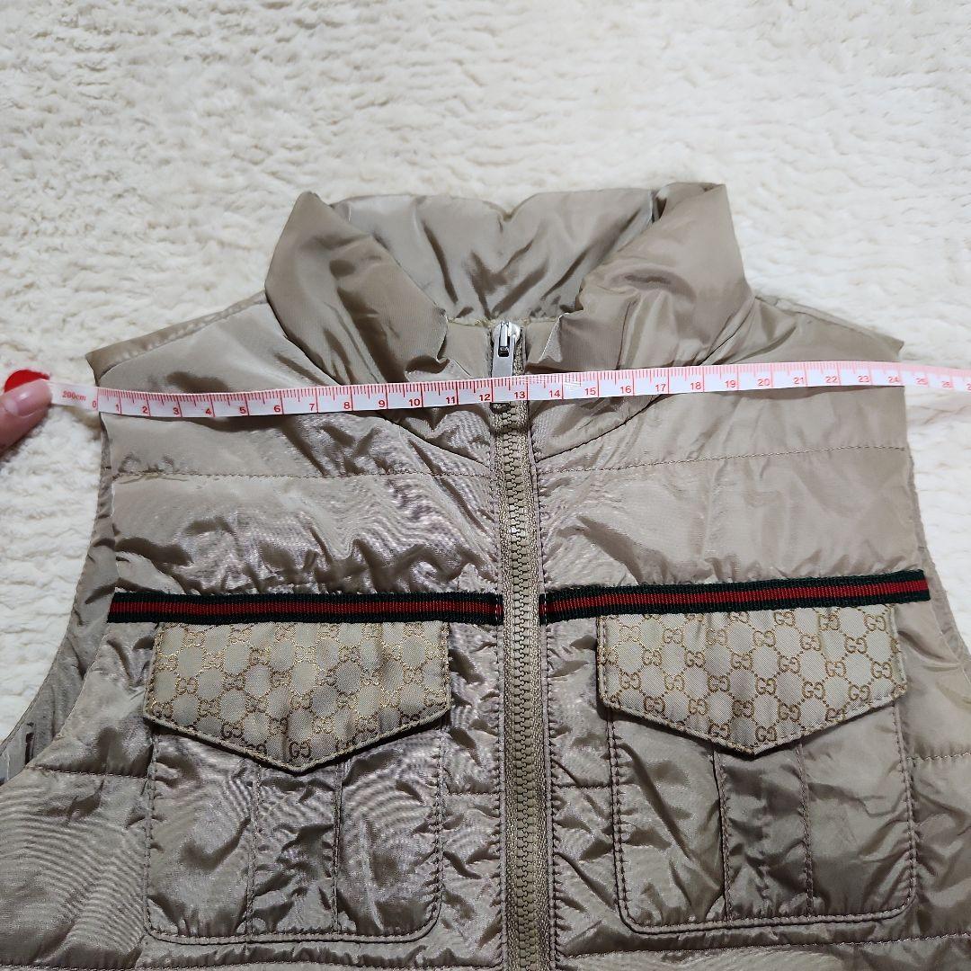 送料無料　GUCCI　グッチ　ベスト　ベージュ　36m
