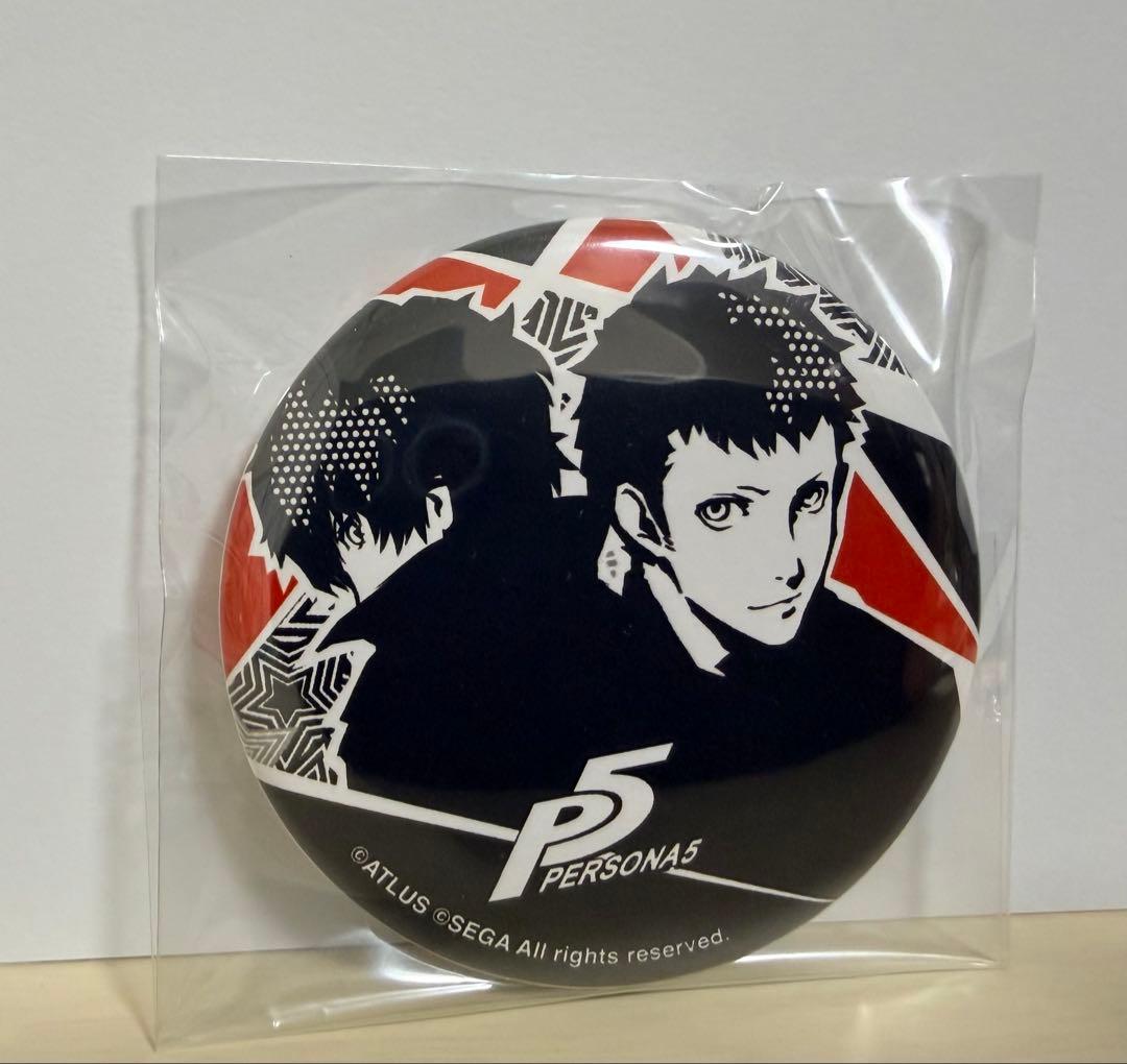 【新品】ペルソナ5 ジョーカー&坂本竜司 コープ 缶バッジ