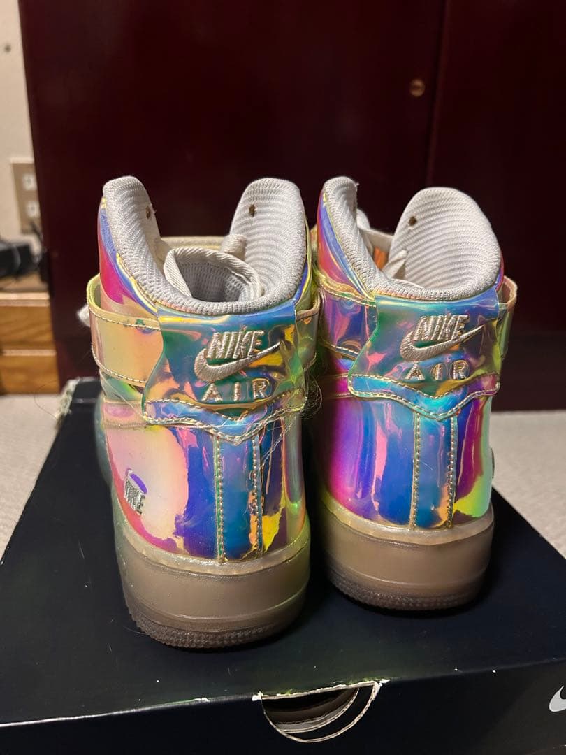 Nike AirForce1 イリディセント NikeiD ナイキiD 27.5 Nike AirForce1 イリディセント NikeiD ナイキiD 27.5