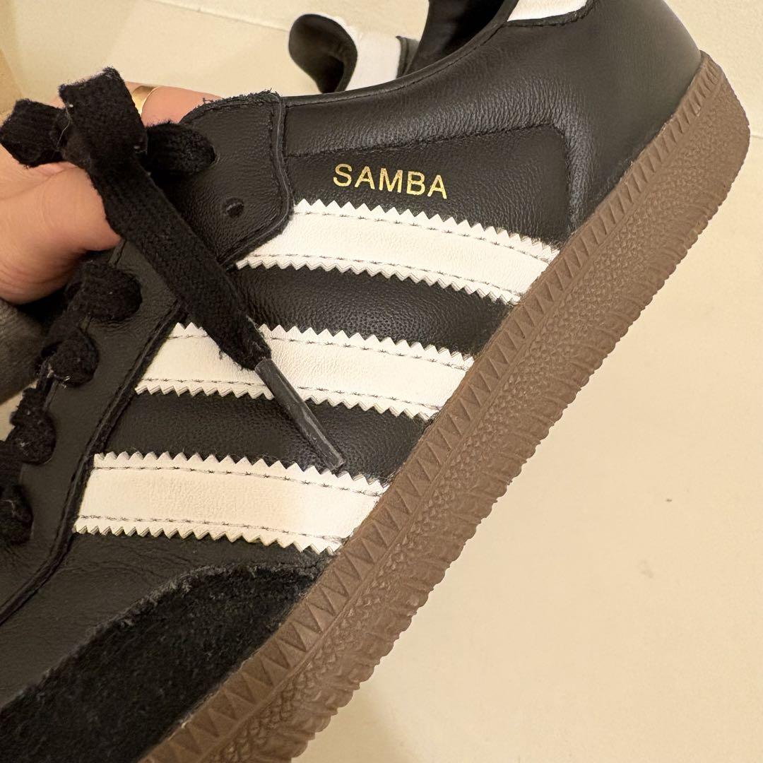 adidas Samba ブラック スニーカー アディダス サンバ 23.5cm