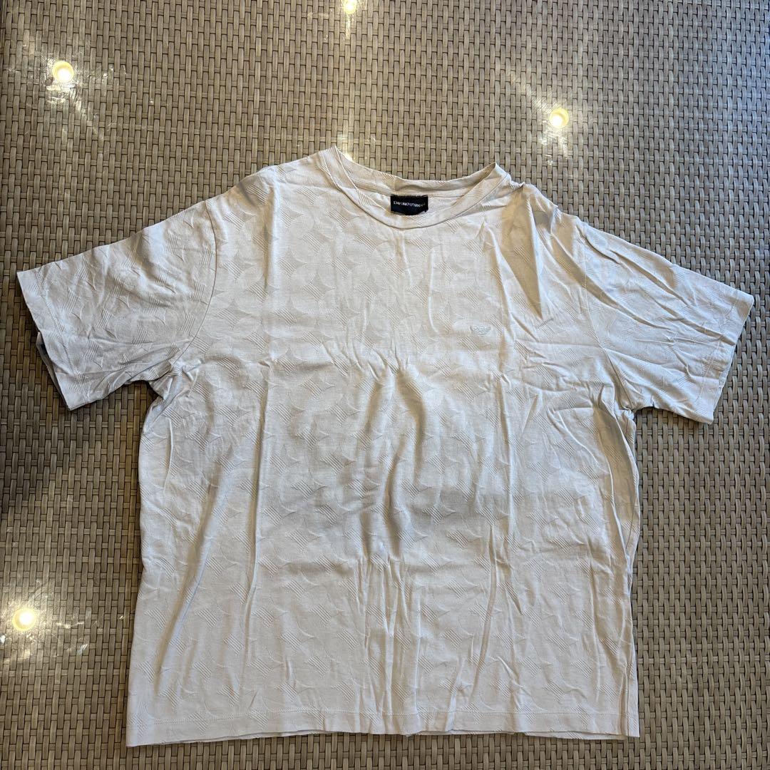 エンポリオアルマーニ Tシャツ メンズ 半袖 グレー ライトグレー エンポリオアルマーニ 半袖Tシャツ ライトグレー 3XL - メルカリ