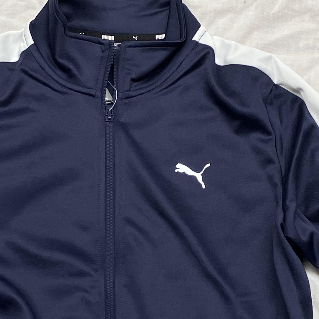 新品未使用品puma プーマ　Mサイズ 紺ネイビー ジャージ上下セット