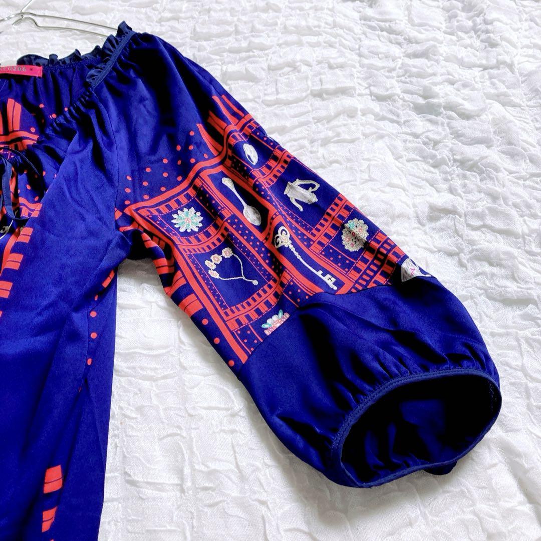 アナスイ】美品✨ゆったり ワンピース チュニック ドット