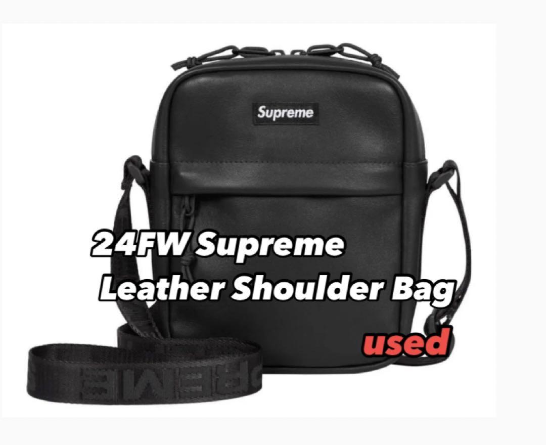 バッグ 24FW Supreme Leather Shoulder Bag used