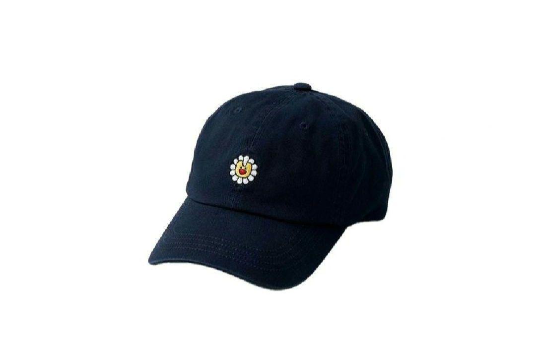 newjeans MURAKAMI キャップ　ネイビー New* NewJeans x MURAKAMI Navy Ball CAP FanMeeting