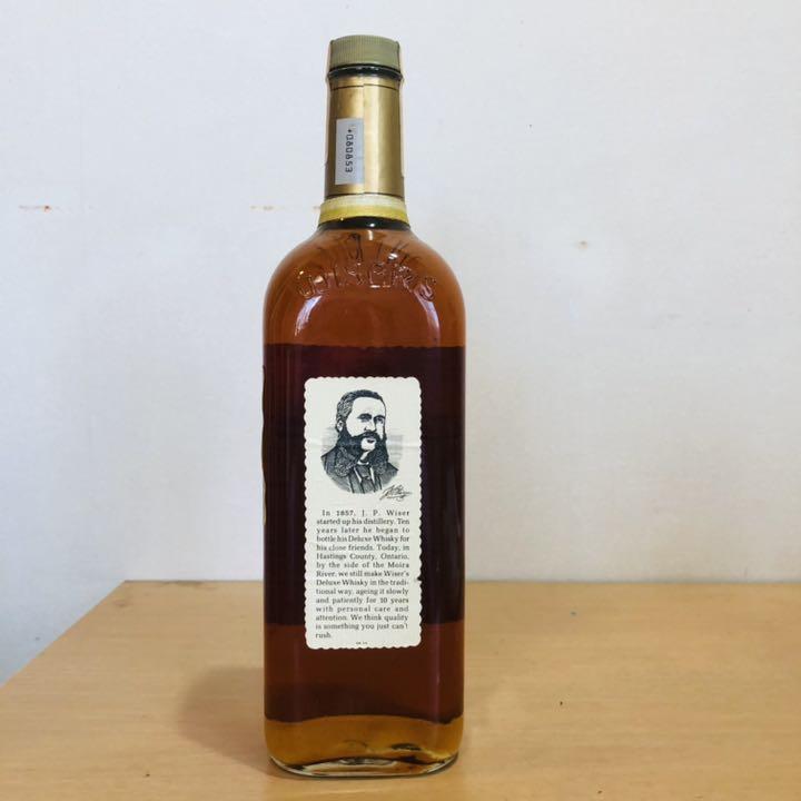 Wiser’s  Deluxe 10 years old   1976