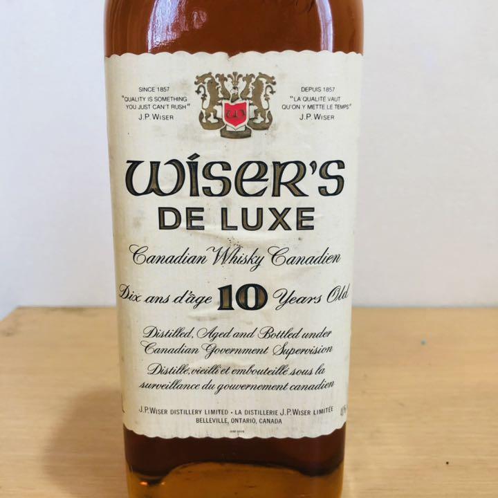 Wiser’s  Deluxe 10 years old   1976