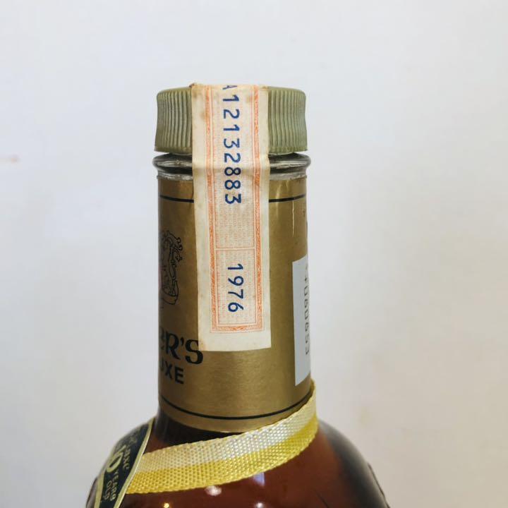 Wiser’s  Deluxe 10 years old   1976