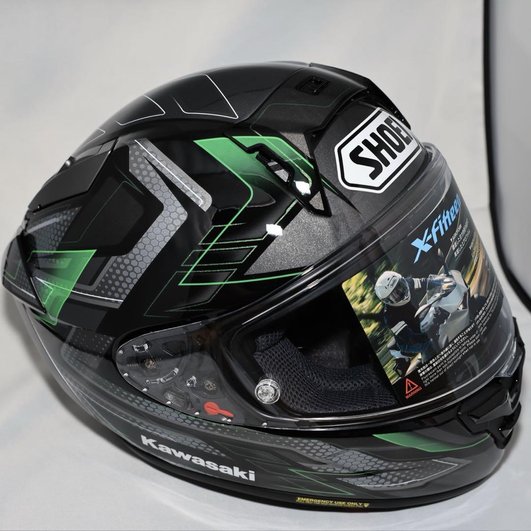 SHOEI X-Fifteen カワサキプラザ限定モデル　エスカレート Mサイズ SHOEIとのコラボモデル『カワサキ X-Fifteen エスカレート