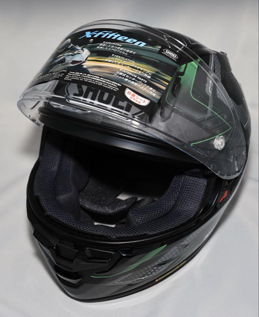 SHOEI X-Fifteen カワサキプラザ限定モデル　エスカレート Mサイズ SHOEIとのコラボモデル『カワサキ X-Fifteen エスカレート