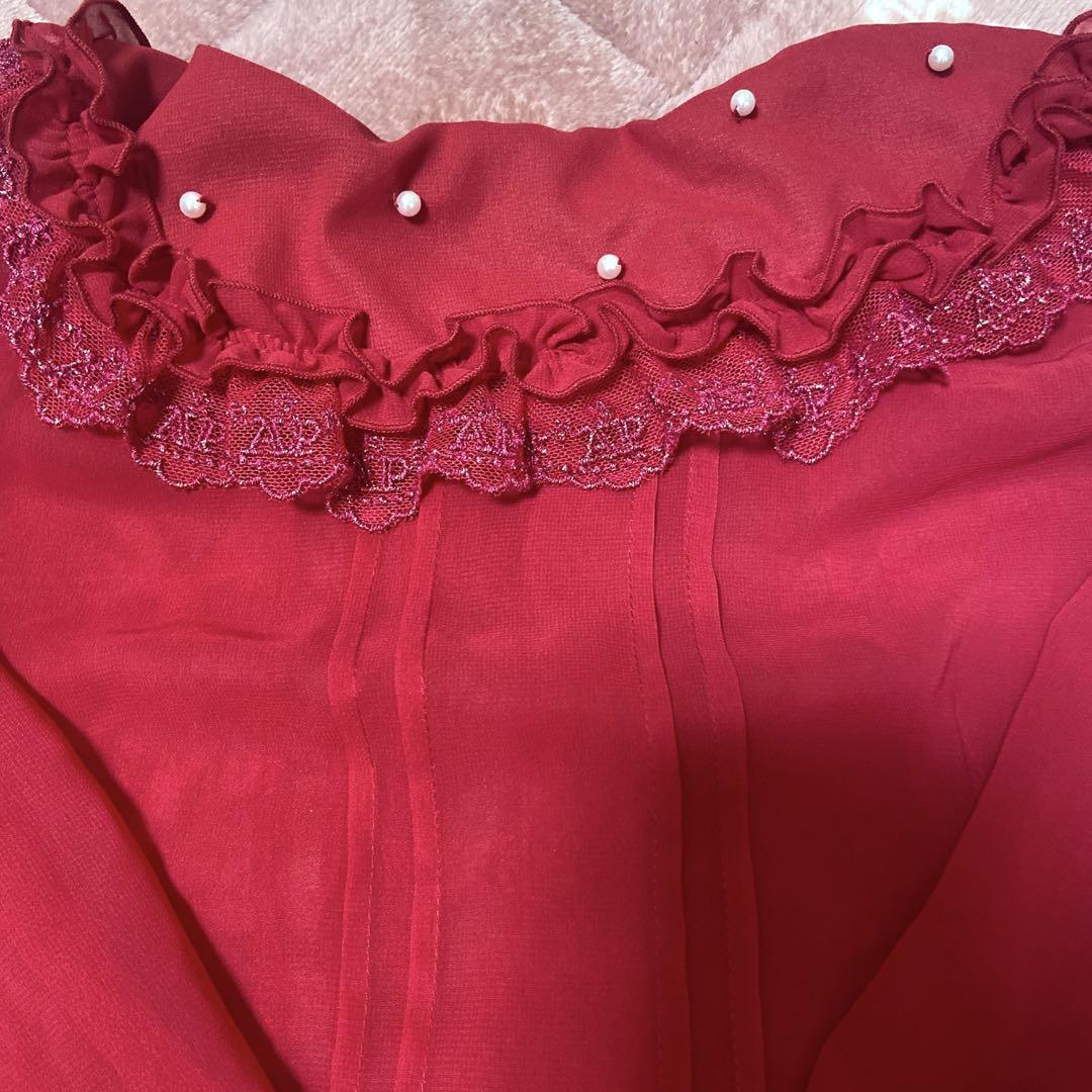 angelic pretty ブラウス 赤