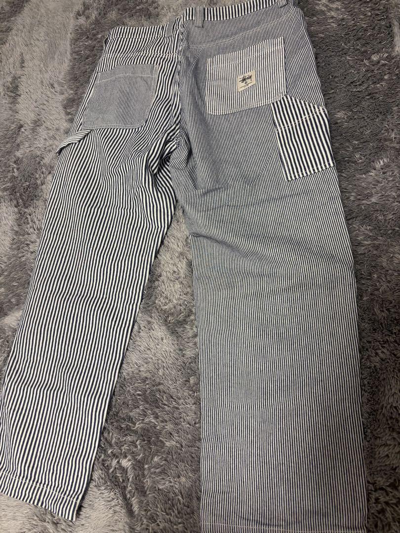 Stüssy ストライプ柄 ワークパンツ