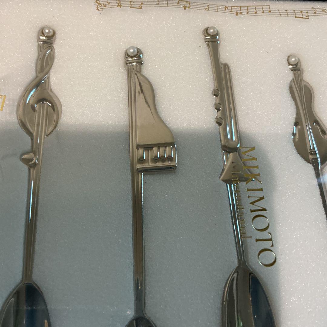 MIKIMOTO 楽器モチーフ パール付きスプーンセット 新品 - メルカリ