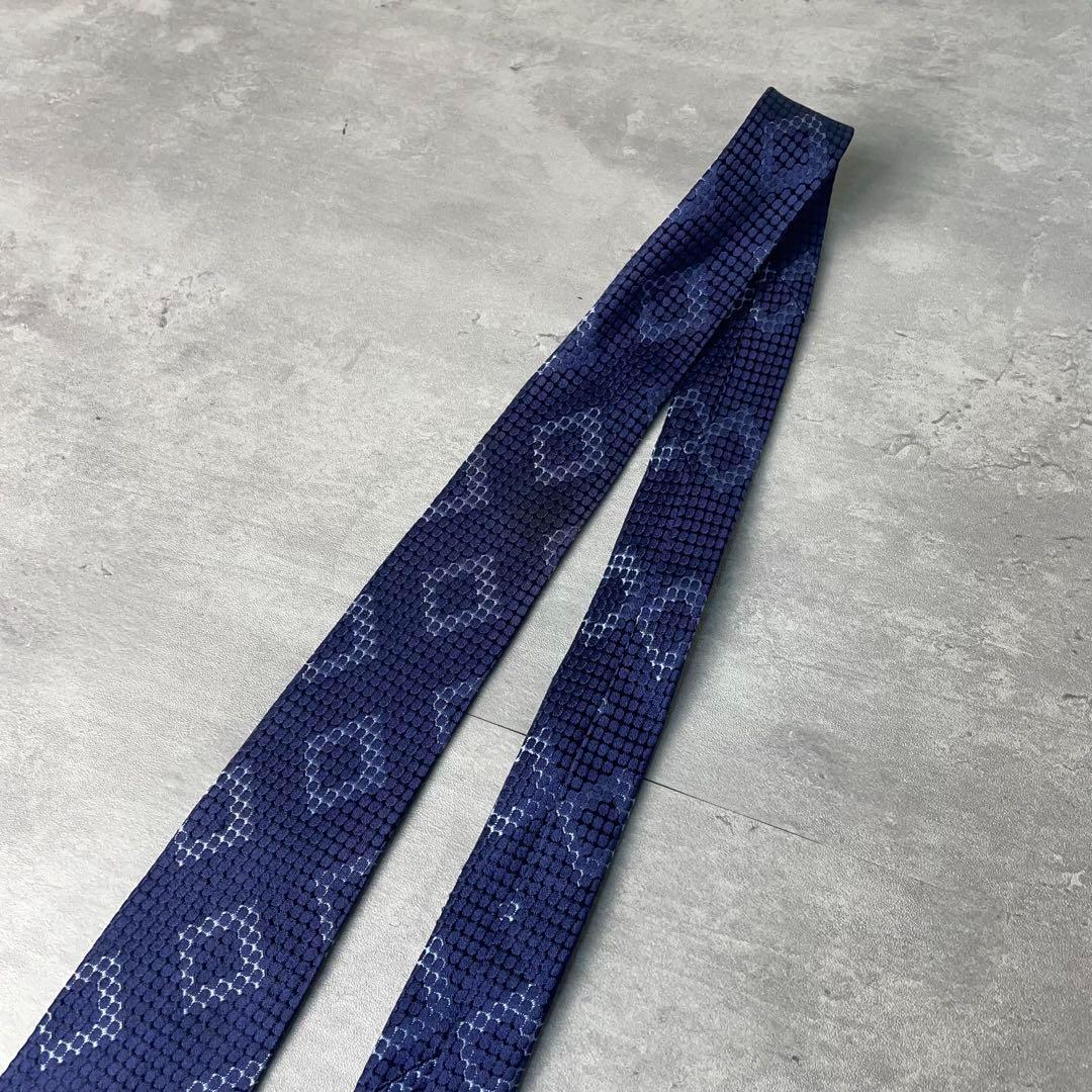 美品 GIORGIO ARMANI ジャガード 小紋柄 スクエアドット