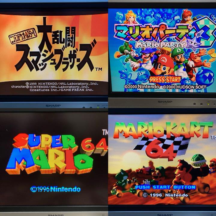 4人で遊べる! パーティソフトから名作まで ニンテンドー64 すぐ