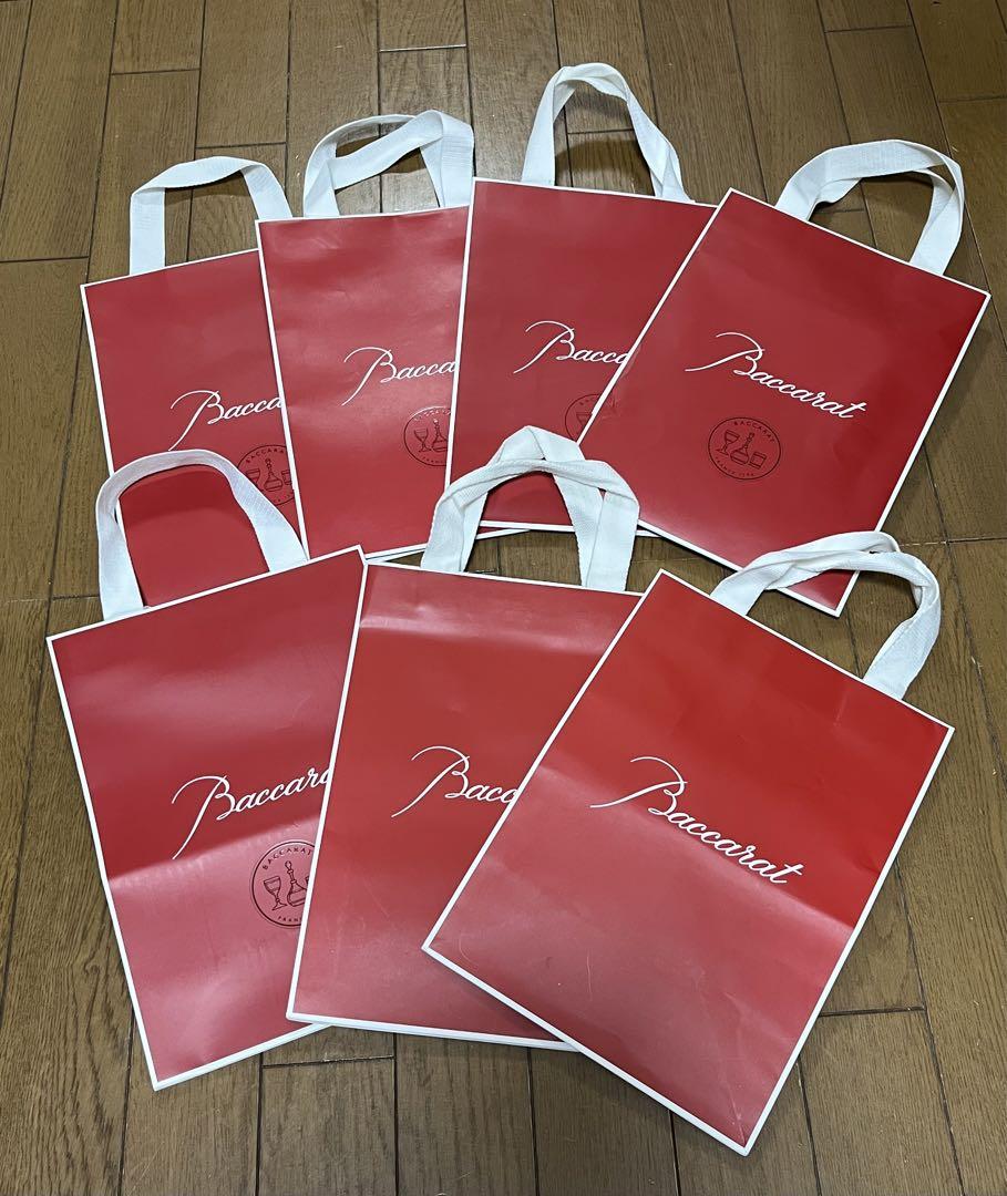 バカラショッパー紙袋7枚セット
