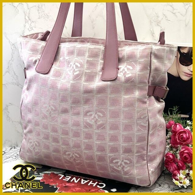 美品 CHANEL シャネル ニュートラベルライン トートバック 2501060101.jpg