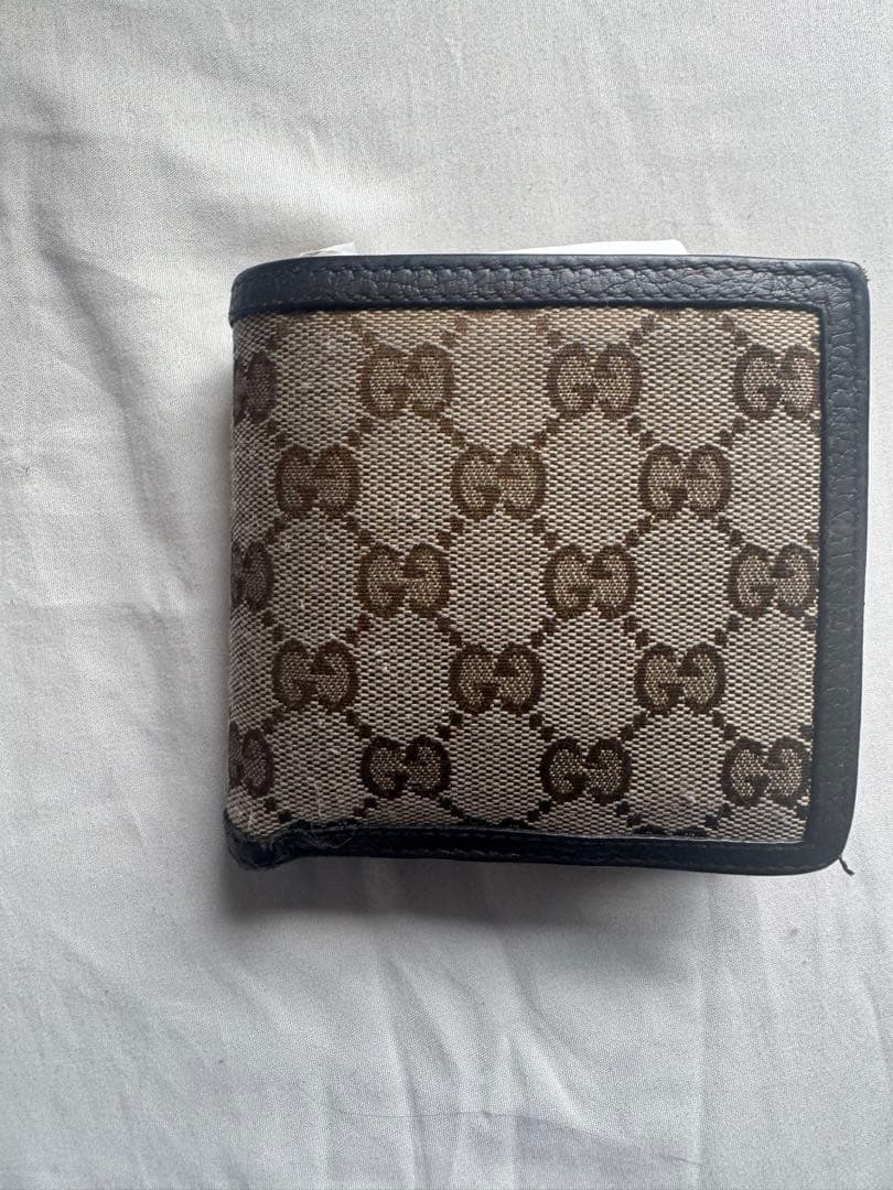 Gucci 二つ折り財布 ベージュ/ブラウン 17時までの購入で当日発送