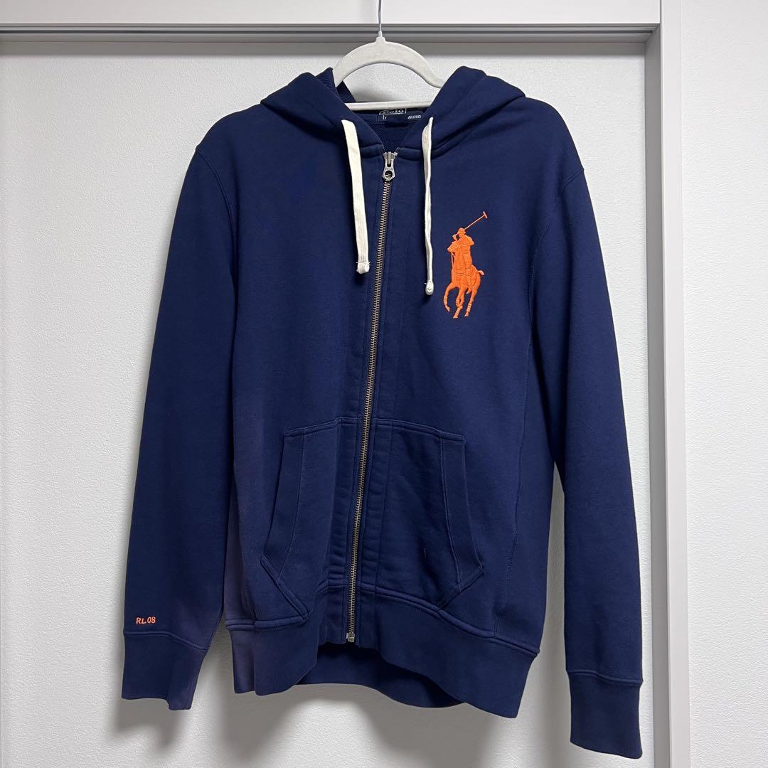 Polo by Ralph Lauren フルジップ パーカー ネイビー L