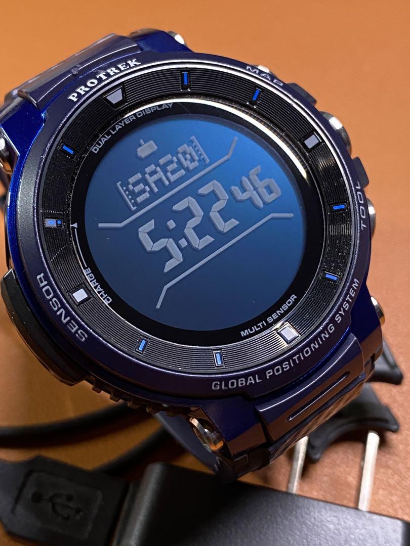 CASIO PRO TREK カシオ プロトレック WSD-F30 青 ブルー カシオ Smart Outdoor Watch PRO TREK Smart WSD-F30 価格比較