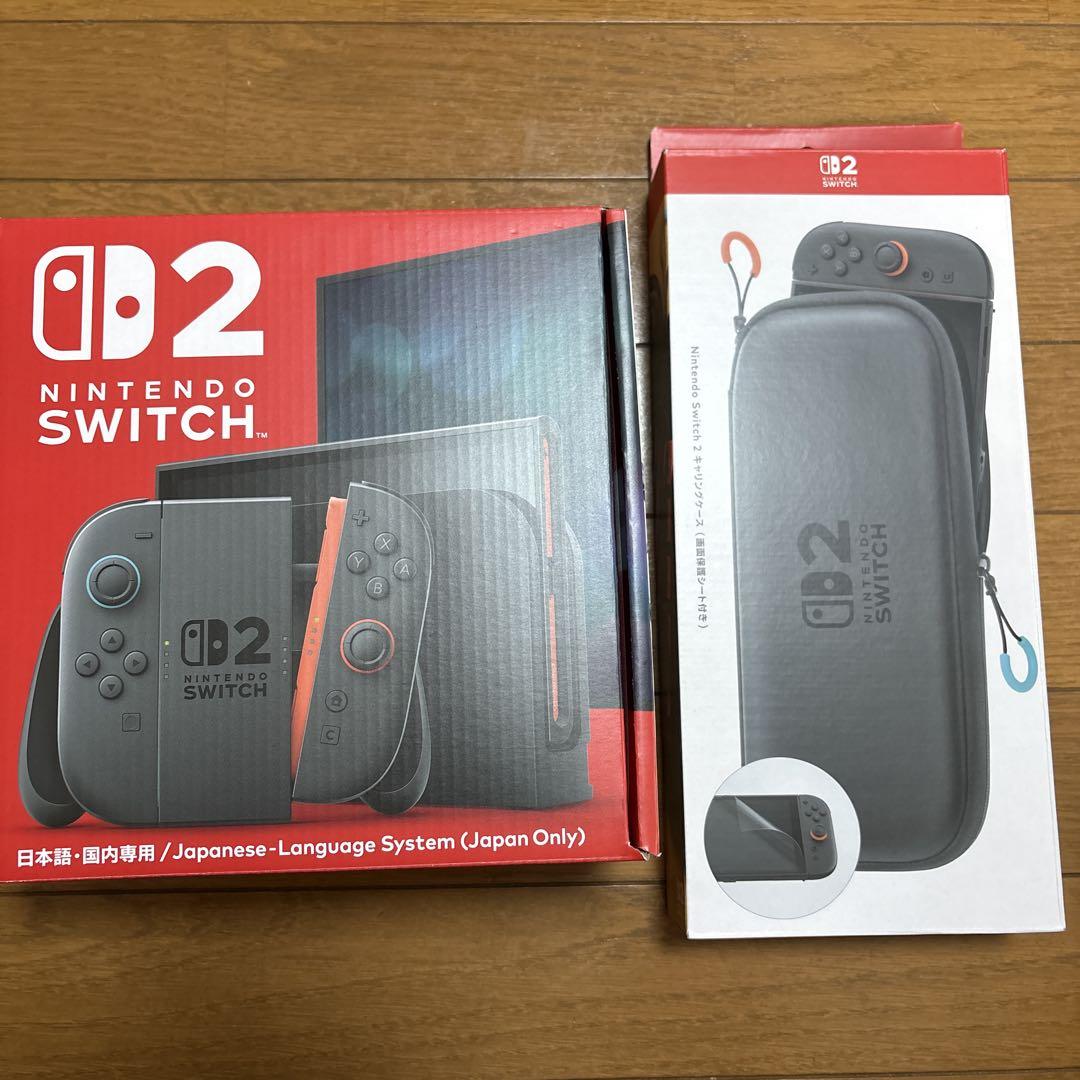 Switch2本体＋任天堂純正ケース＋SDカードセット 中古品 状態は