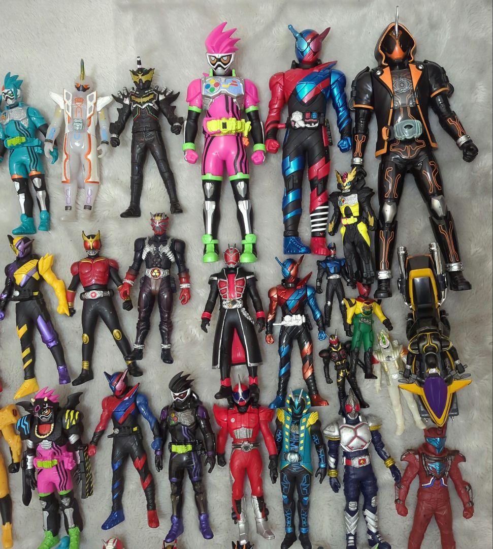送料無料 日本 大量 フ*ム様 仮面ライダー まとめ売り ソフビ 戦隊ヒーロー 特撮