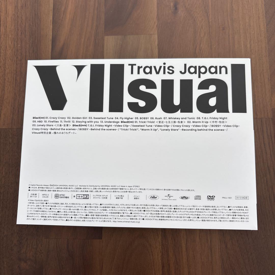 Travis Japan VIIsual FC限定盤 DVD盤 VIIsual FC限定盤 Travis Japan