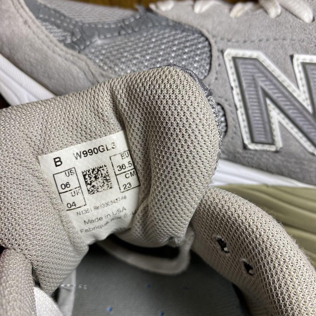 USA製 New Balance W990GL3 23cm