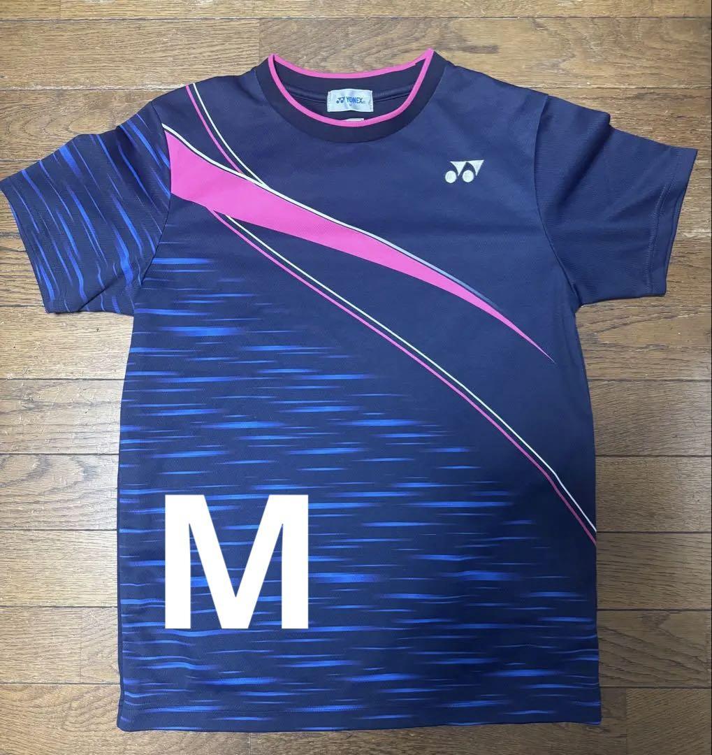 YONEX バドミントンシャツ Mサイズ 青 楽天市場】ヨネックス ドライTシャツ 16795JY ジュニア 2025SS