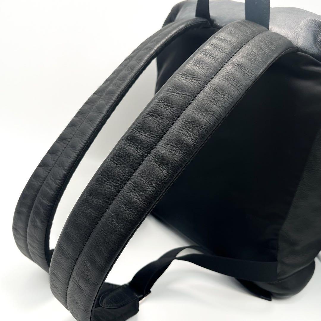 希少✨ COACH コーチ レザー バックパック リュック 本革 ブラック 黒