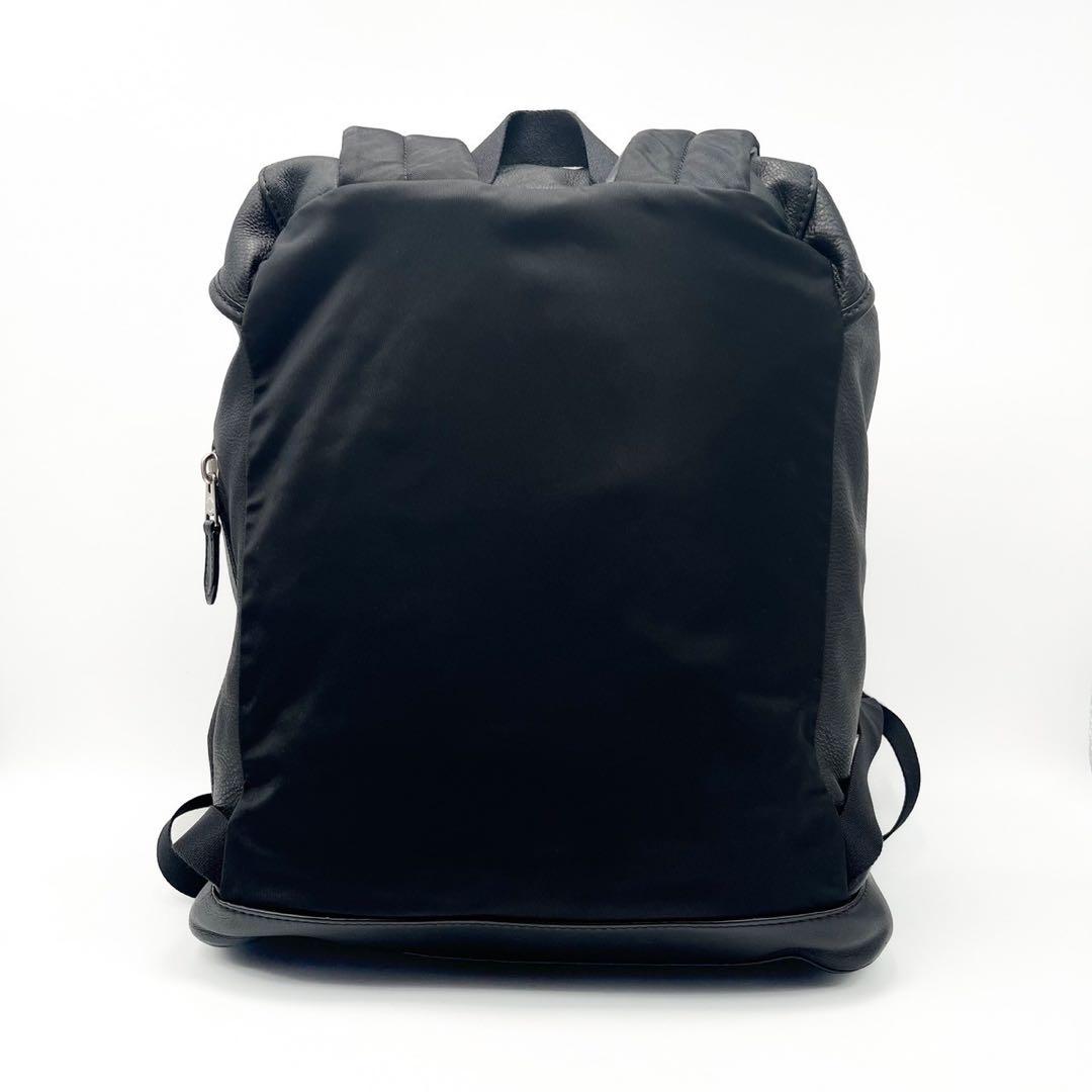 希少✨ COACH コーチ レザー バックパック リュック 本革 ブラック 黒