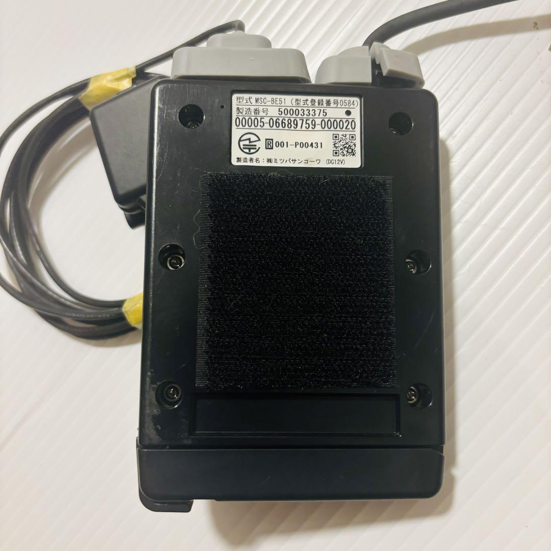 オートバイ用 二輪用ミツバサンコーワETC MSC-BE51 管BI18 バイク用ETC MITSUBA ミツバサンコーワ MSC-BE51 二輪用アンテナ