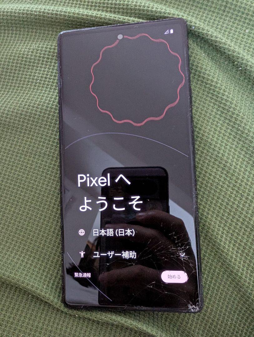 Google Pixel 6 　コーラル　ストレージ128 画面ひび割れあり Google Pixel 6 コーラル ストレージ128 画面ひび割れあり