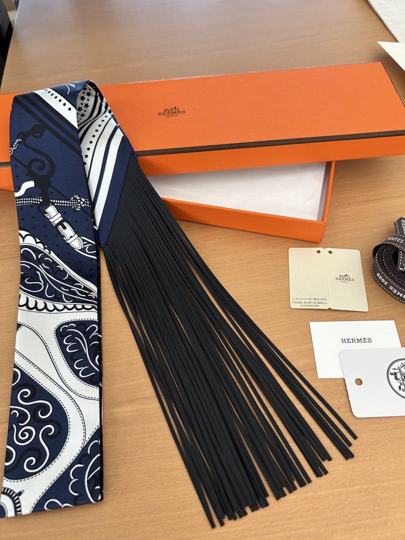 HERMES 2025年アマゾンの祭典レザーフリンジツイリー - メルカリ