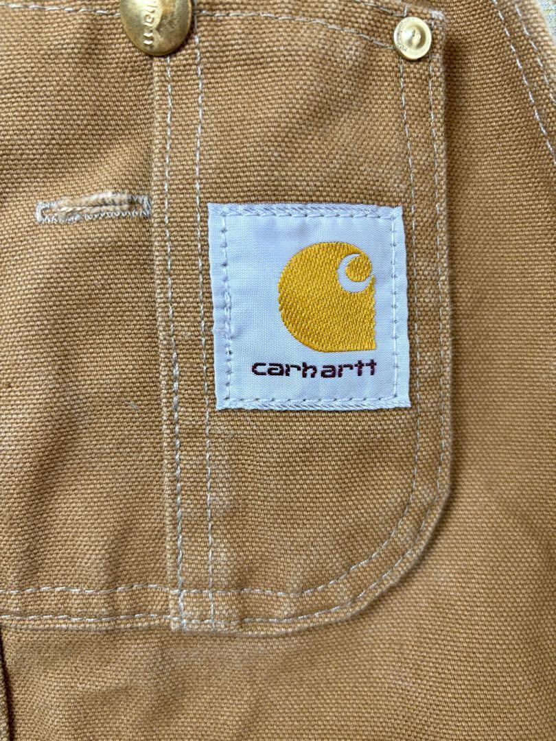 【花鳥風月】古着メキシコ製Carharttダック地オーバーオール