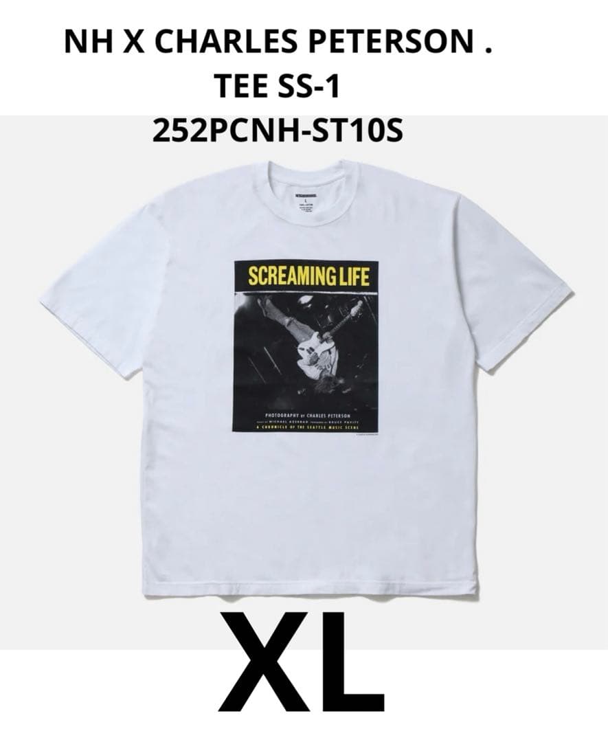 Tシャツ XL NH X CHARLES PETERSON . TEE SS-1