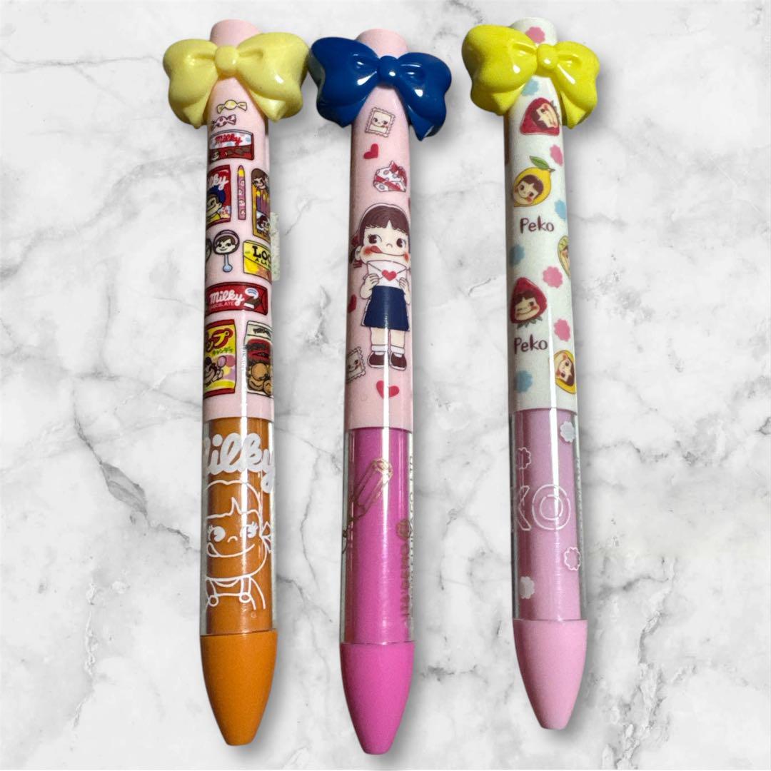 【超美品 廃盤】ペコちゃん イッツデモ mimiペン 不二家
