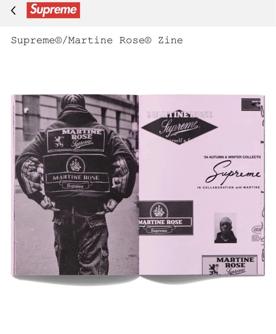 Supreme x Martine Rose Zine 24FW フォトブック - メルカリ