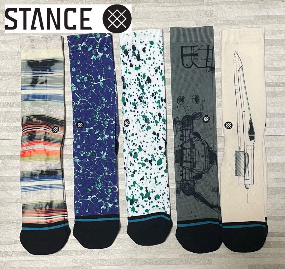 【5足セット価格】stance ソックス デザインプリント系