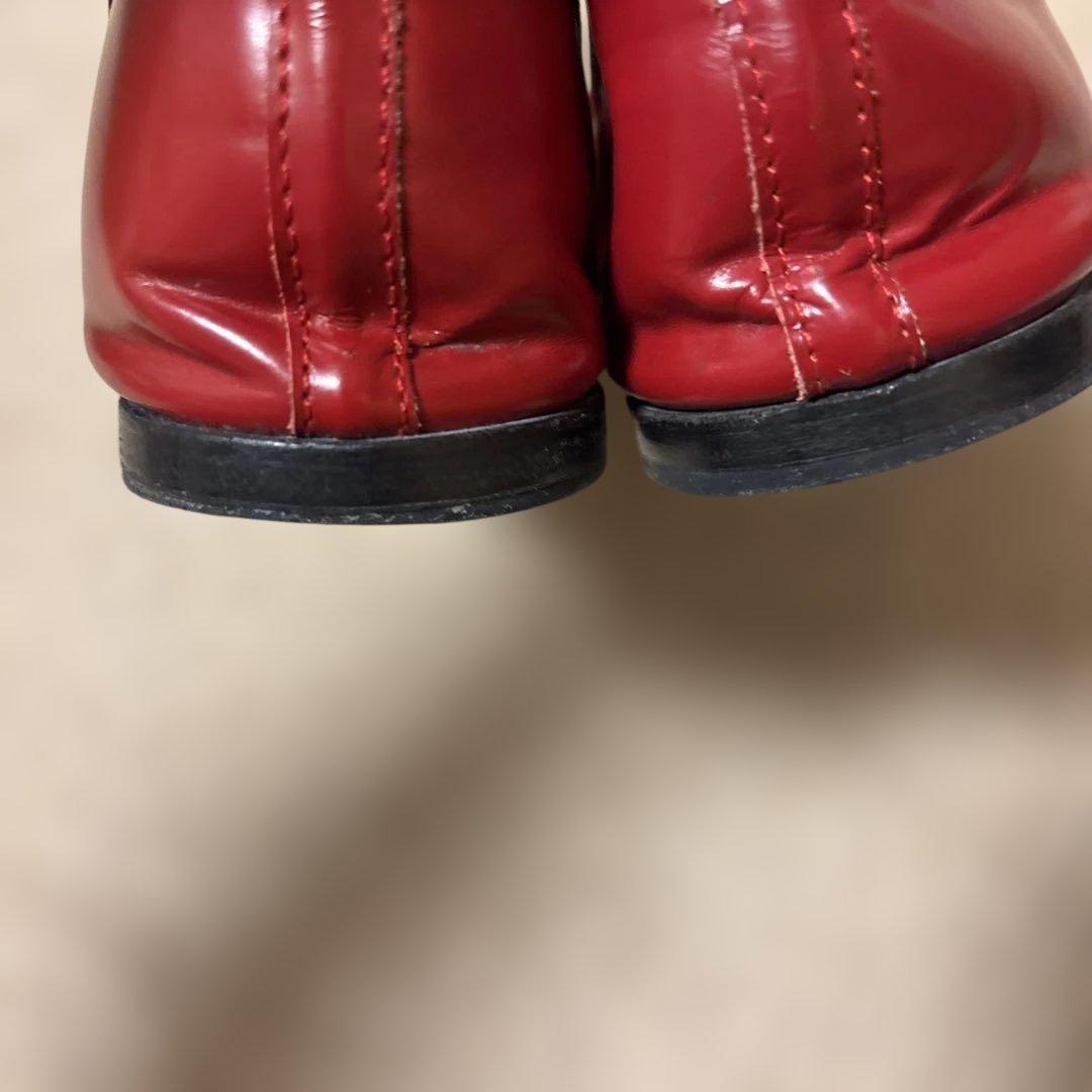 Repetto レッド バレエシューズ レザー 40 - メルカリ