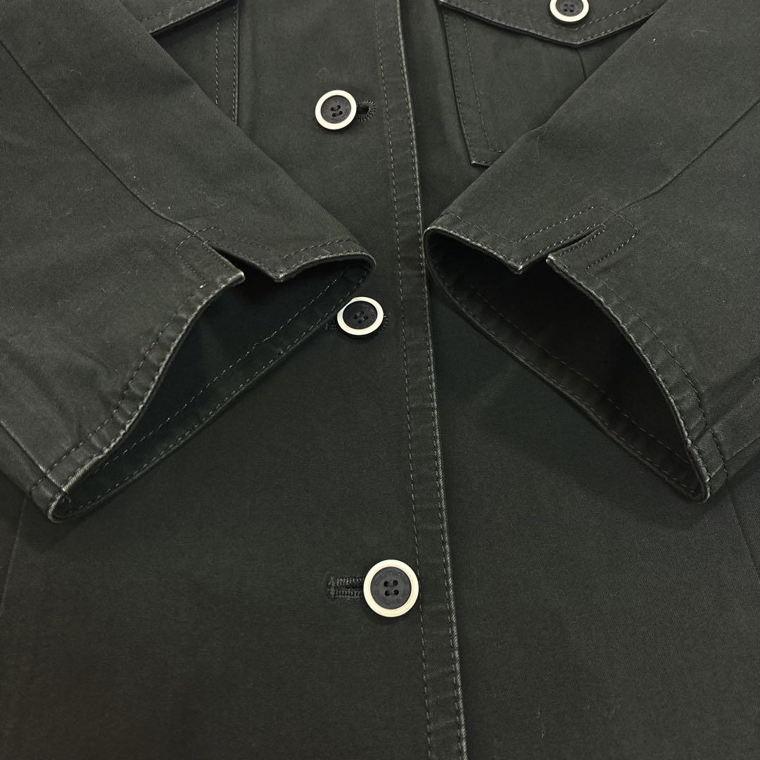 08T326☆ courrēges コットン ジャケット スカート セットアップ