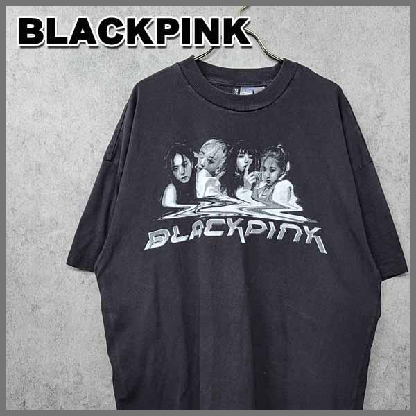 【YGPRESENTS 】BLACK PINK ブラックピンク USA製　古着 古着 ブラックピンク BLACKPINK 希少 Tシャツ ブラック - メルカリ